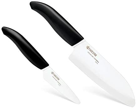 KYOCERA 2 PC Ceramic Knife Set 5.5" Santoku and 3" Paring knife - The Finished Room
