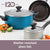 Farberware Dishwasher Safe Nonstick Jumbo Cooker/Saute Pan with Helper Handle - 6 Quart, Red - The Finished Room