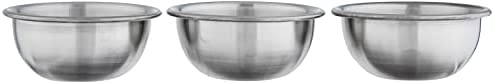 Oggi Pinch Bowls, 3-Ounce, Stainless Steel - The Finished Room
