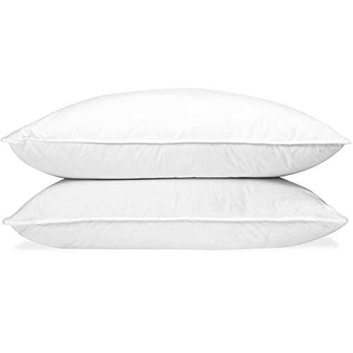 Manchester Mills Down Dreams Classic Pillows - Queen/Medium Support, 2-Pack - The Finished Room