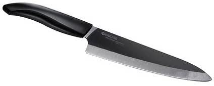 KYOCERA 7` Professional Chefs Knife Black Blade, 1 EA - The Finished Room