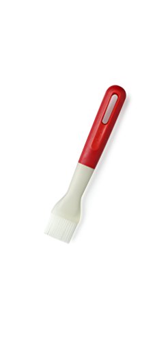 Lekue Pastry/Basting Brush With Silicone Tip, Red - The Finished Room