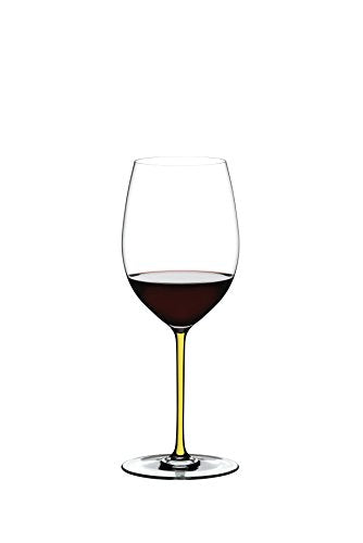 Riedel Fatto A Mano Cabernet Wine Glass, Yellow - The Finished Room