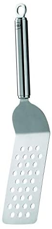 Rosle Stainless Steel Perforated Angled Spatula, 12.6-inch - The Finished Room