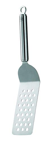 Rosle Stainless Steel Perforated Angled Spatula, 12.6-inch - The Finished Room