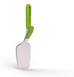 Lekue Kitchen Spatula 3-in-1 Tongs, Green/White - The Finished Room