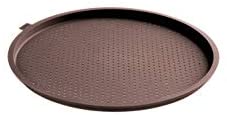 Lekue Perforated Pizza Mat, 14&quot;, Brown - The Finished Room