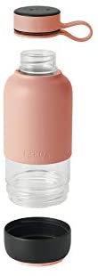 Lekue Bottle To Go reusable water bottle, 20 ounce, Coral - The Finished Room