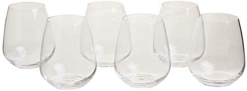 Luigi Bormioli Atelier Stemless Cabernet Wine Glass 23-1/4-Ounce, Set of 6 - The Finished Room