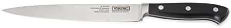 Viking Culinary Professional Cutlery Carving Knife, 8", Black - The Finished Room