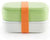 Lekue Citrus Fruit Lunchbox-To-Go Travel Container Set reusable lunchbag, 7.6 x 3.9 x 4.3inch - The Finished Room