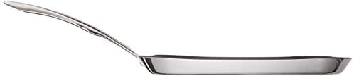 Viking Culinary Viking Contemporary Quantianum, Mirror Finish 3-Ply 11&quot; Nonstick Grill Pan, Cream - The Finished Room