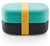 Lekue, Turquoise Lunchbox-to-Go Travel Container Set, one Size, Turqoise - The Finished Room