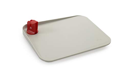 Lekue Chopping Board, 11.8&quot; x 9.8&quot;x 2.8&quot;, Red/White - The Finished Room