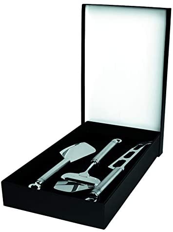 Rosle 13065 Cheese Set in Gift Box, One Size, Silver - The Finished Room