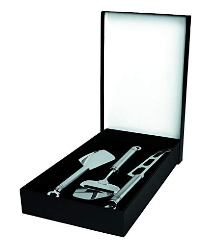 Rosle 13065 Cheese Set in Gift Box, One Size, Silver - The Finished Room