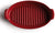 Emile Henry Made In France Fish Steamer for th Oven, 16" by 9.5", Burgundy Red - The Finished Room