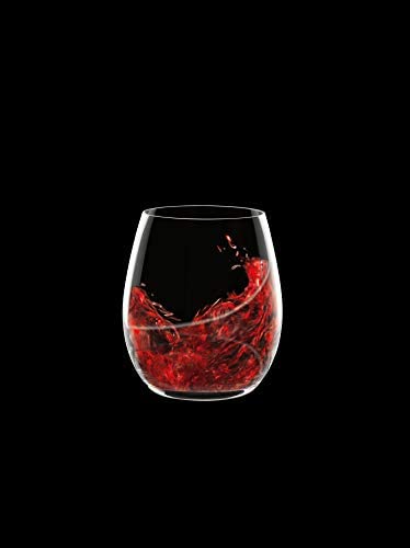 Luigi Bormioli Aero 13.5 oz Stemless Wine Glasses, Set of 6, Clear - The Finished Room