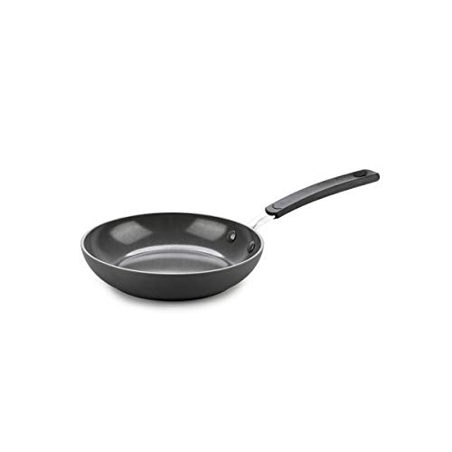 GreenPan Levels Stackable Hard Anondized Ceramic Nonstick, Stockpot with Straining Lid, 6QT, Black - The Finished Room