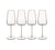 Luigi Bormioli Talismano 13.25 oz. Champagne/Prosecco Wine Stem, Set of4 - The Finished Room