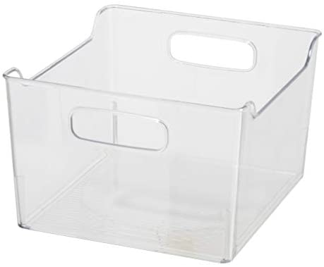 Oggi Storage Bin, 9.75-Inch by 9-Inch, Clear - The Finished Room