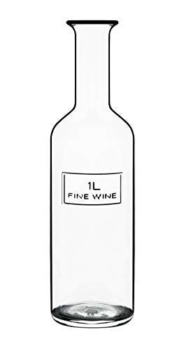 Luigi Bormioli Optima 34 oz Fine Wine Bottle (1 Piece), Clear - The Finished Room