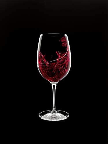 Luigi Bormioli Aero 16.25 oz Goblet Red Wine Glasses, Set of 6, Clear - The Finished Room
