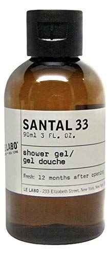Le Labo Santal 33 Shower Gel, 9 Fluid Ounces - Set of 3, 3 Ounce Bottles - The Finished Room