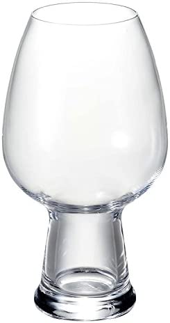 Luigi Bormioli Birrateque Craft Beer Glasses Wheat (Set of 2), 26.5 oz, Clear - The Finished Room