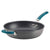 Rachael Ray Create Delicious Deep Hard Anodized Nonstick Frying Pan Set / Fry Pan Set / Hard Anodized Skillet Set - 9.5 Inch and 11.75 Inch, Gray - The Finished Room