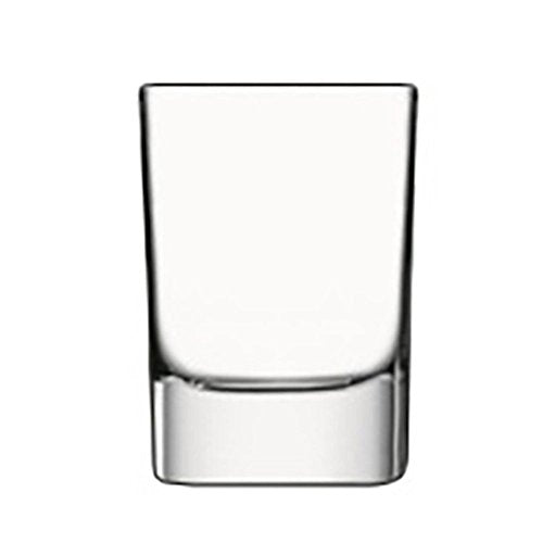 Luigi Bormioli Strauss 2 oz Liqueur Shot Glasses, Set of 6, Clear - The Finished Room