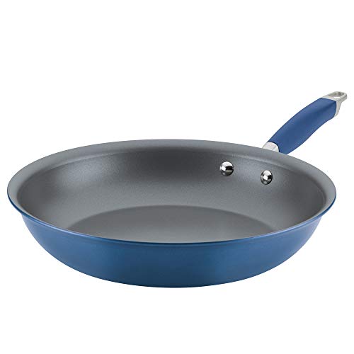 Anolon Advanced Home Hard-Anodized Nonstick Skillet, 12.75-Inch, Indigo - The Finished Room