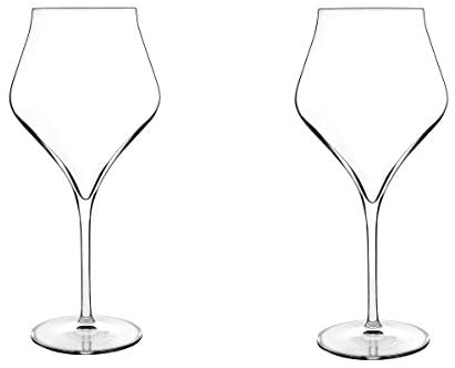 Luigi Bormioli Supermo 22 oz Burgundy Red Wine Glasses, Set of 2, Clear - The Finished Room