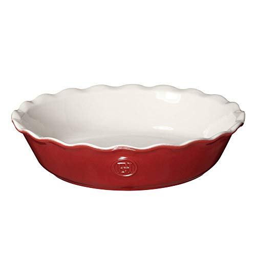 Emile Henry Modern Classics Pie Dish 9&quot;, Pack of 1, White - The Finished Room
