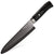 Kyocera Advanced Ceramic LTD Series Chef Knife with Handcrafted Pakka Wood Handle, 7-Inch, Black Blade - The Finished Room