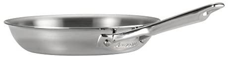 Anolon Triply Clad Stainless Steel Frying Pan / Fry Pan / Stainless Steel Skillet - 10.25 Inch, Silver - The Finished Room