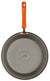Rachael Ray Brights Hard Anodized Nonstick Frying Pan / Fry Pan / Hard Anodized Skillet - 8.5 Inch, Gray with Orange Handles - The Finished Room