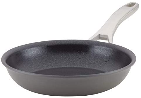 Anolon Allure Hard Anodized Nonstick Frying Pan / Fry Pan / Hard Anodized Skillet - 8.5 Inch, Gray - The Finished Room