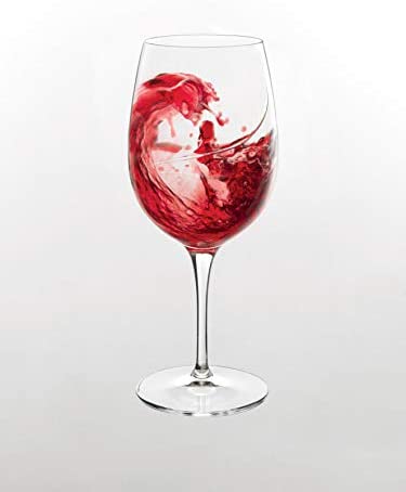 Luigi Bormioli Aero 12.25 oz Red Wine Glasses, Set of 6, Clear - The Finished Room