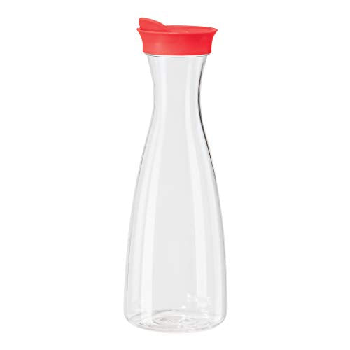 Oggi Clear Carafe, 1.6-Liter, White - The Finished Room