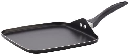 Farberware Dishwasher Safe Nonstick Griddle Pan/Flat Grill, 11 Inch, Black - The Finished Room