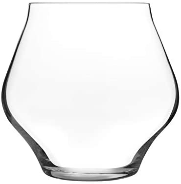 Luigi Bormioli Supremo 15.25 oz Pinot Noir Stemless Wine Glasses (Set of 2), Clear - The Finished Room