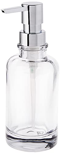 Oggi 12oz Round Glass Lotion and Soap Dispenser for Kitchen or Bath-Clear - The Finished Room