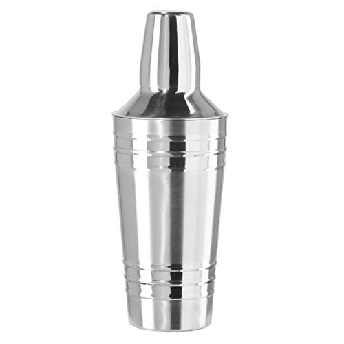 Oggi Classic Stainless Steel Cocktail Shaker - 16 oz, Silver (7424.0) - The Finished Room