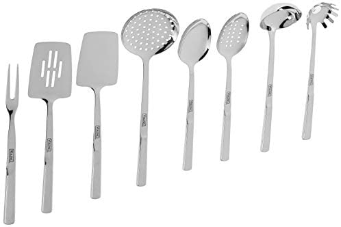 Viking Assorted Kitchen Utensil Set, 8, Silver - The Finished Room