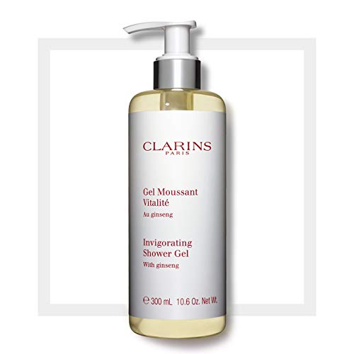 Clarins Invigorating Shower Gel with Ginseng - 10.6 Ounces/300 Ml - The Finished Room