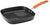 Rachael Ray Brights Hard Anodized Nonstick Square Griddle Pan/Grill, 11 Inch, Gray with Orange Handles - The Finished Room