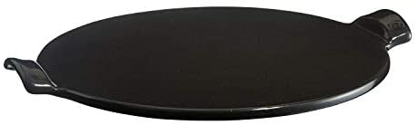 Emile Henry, Charcoal Wood Peel and 14.5 inch Round Pizza Stone Set - The Finished Room