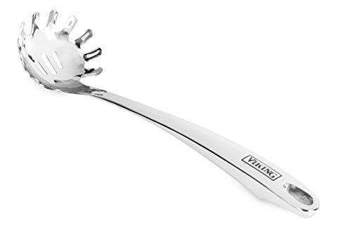 Viking Stainless Steel Pasta Server with Stay Cool Handle - The Finished Room