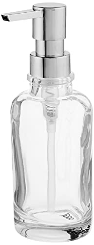 Oggi 12oz Round Glass Lotion and Soap Dispenser for Kitchen or Bath-Clear - The Finished Room